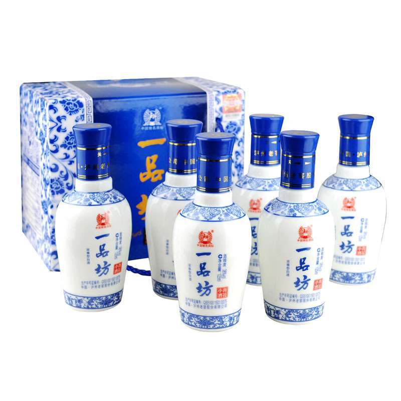 泸州老窖一品坊小酒青花礼盒38度（125ml*6）