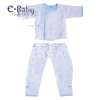 如意宝贝厚棉提花系带和服开裆套装E112008蓝色52