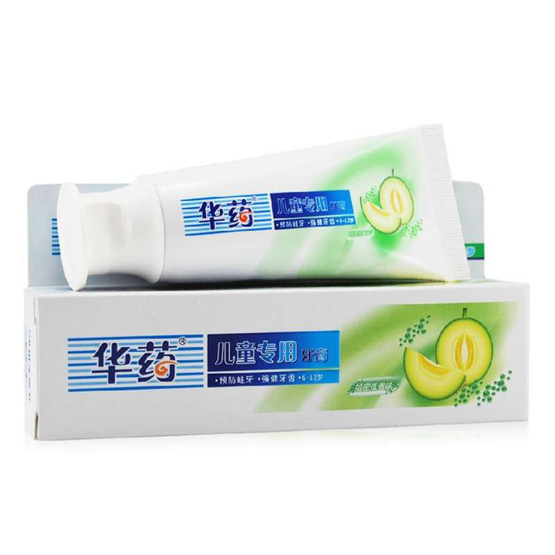 华药 儿童专用牙膏（哈密瓜6-12岁）50g 单支装