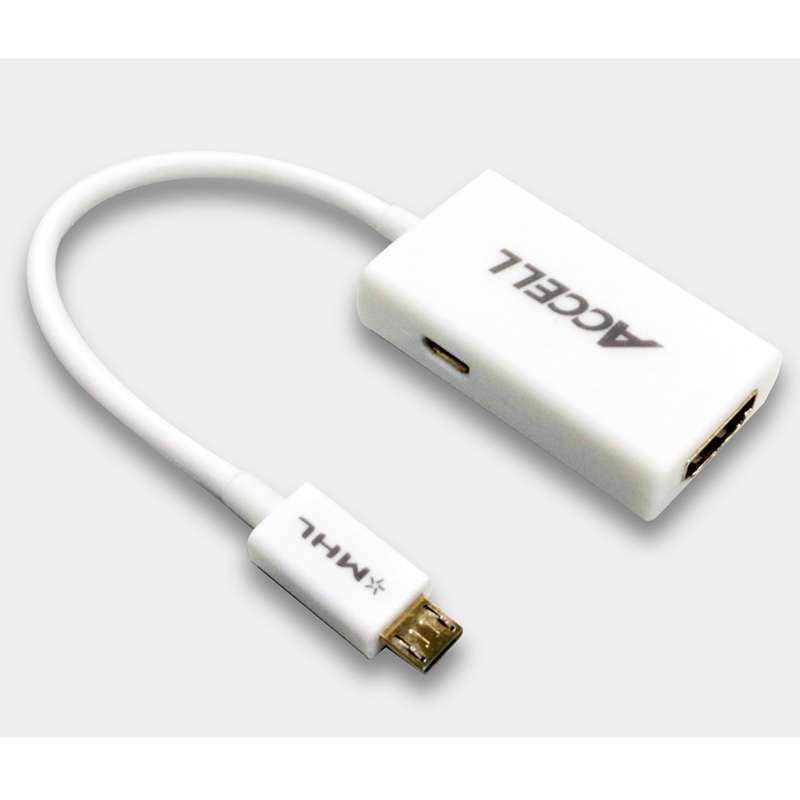 ACCELL MHL-USB  Micro-B 转 HDMI-A母头J135B-004B-CN