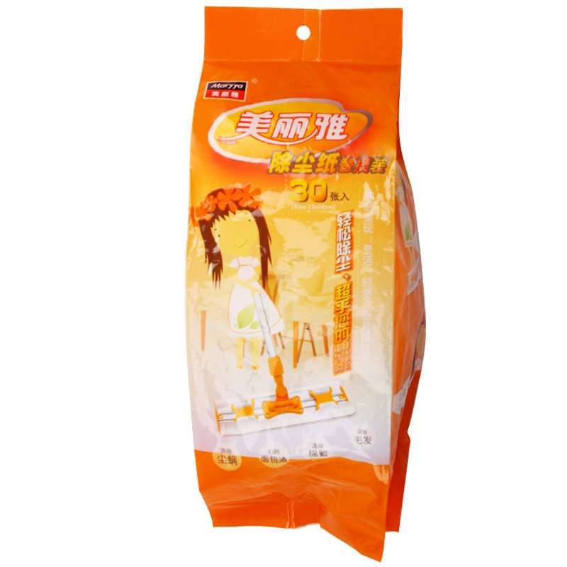 美丽雅除尘纸替换装加大型30张 22*38cm