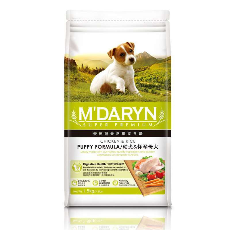 麦德琳幼母犬粮 消化机能配方狗粮10Kg