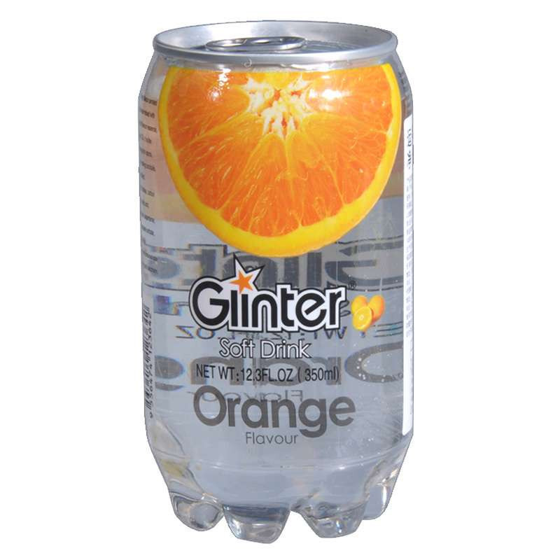运得牌橙味含气饮料350ml