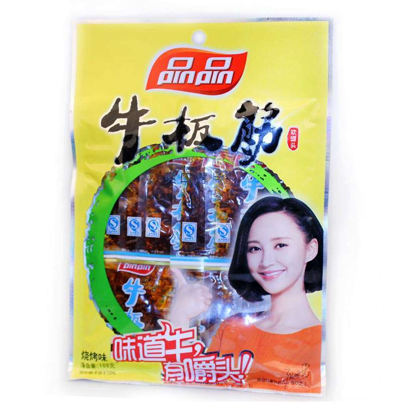 品品牛板筋烧烤味108g