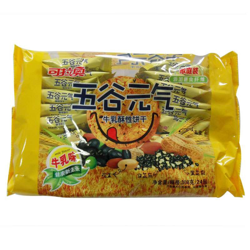 可拉奥五谷元气酥性饼饼干308g