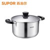 苏泊尔（Supor）ST22Z1不锈钢汤锅复底厨房锅具面锅煮锅22CM电磁炉通用