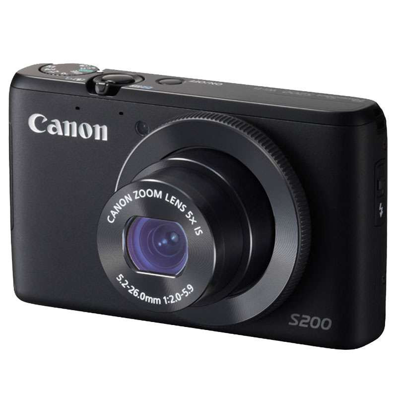 佳能（Canon） PowerShot S200 数码相机 黑色