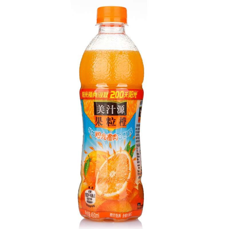 美汁源果粒橙橙汁饮料450mL