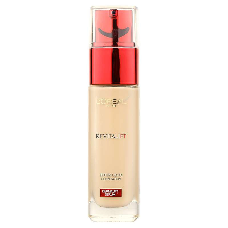 欧莱雅(LOREAL)复颜提拉紧肤精华粉底液110柔粉白 30mL