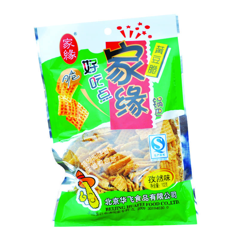 家缘 好吃点锅巴 孜然味 102g X12袋入装
