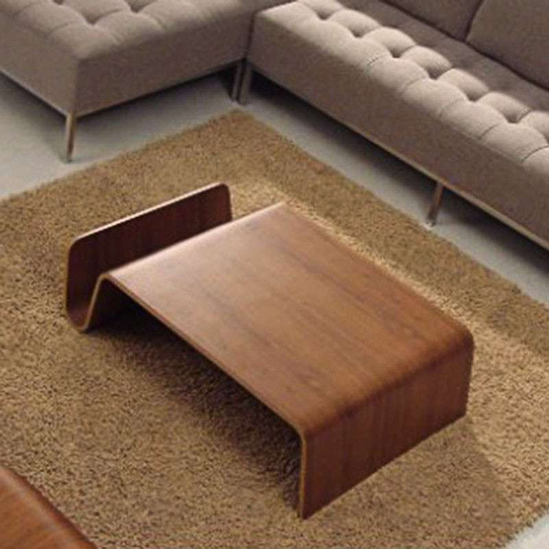 霍客森 曲木板茶几Offi Scando Bent Table Plywood coffee table 胡桃木