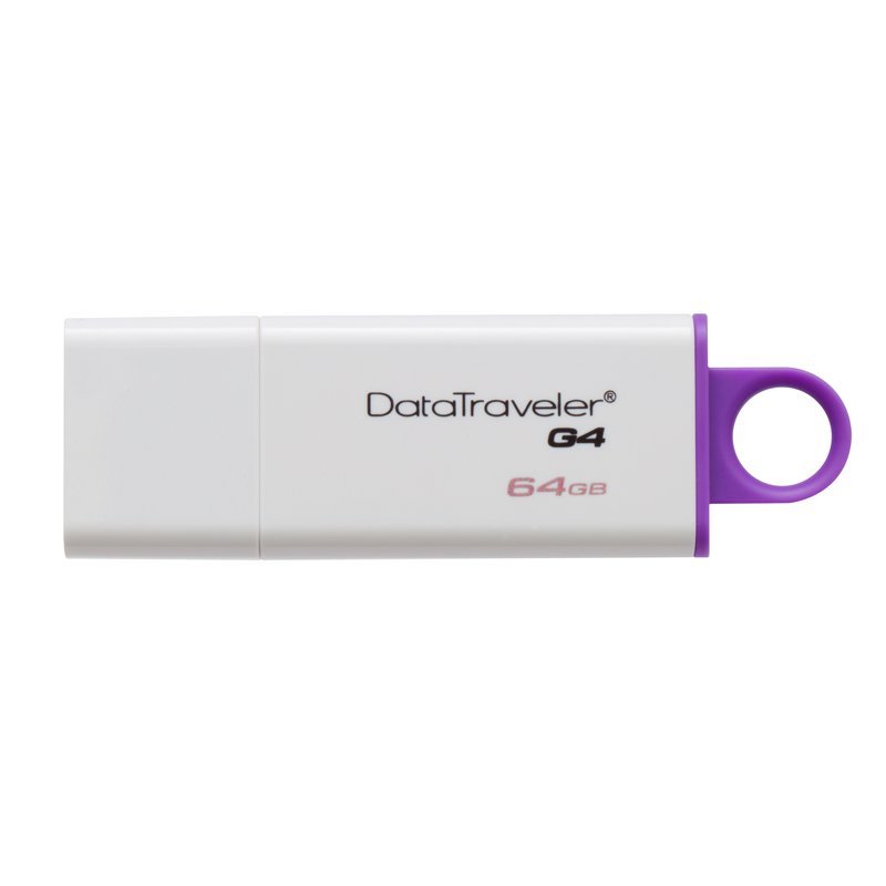 金士顿（Kingston）DTIG4 64GB USB3.0 U盘（紫色）