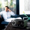 YAMAHA雅马哈音响TSX-B72收音扩音机2.0声道迷你组合音响便携式一体机深红色