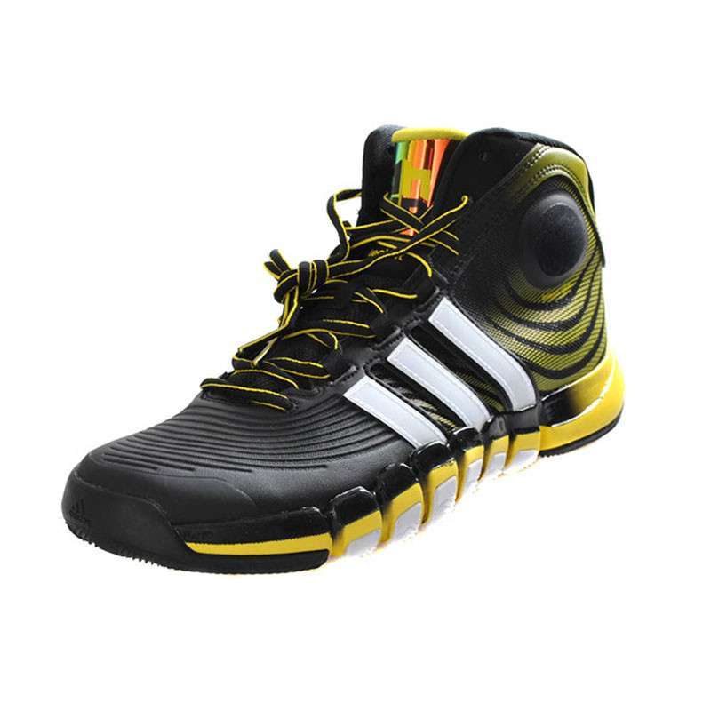 adidas阿迪达斯 正品 2013款 男子霍华德4代场上篮球鞋 g67355黄色 黑