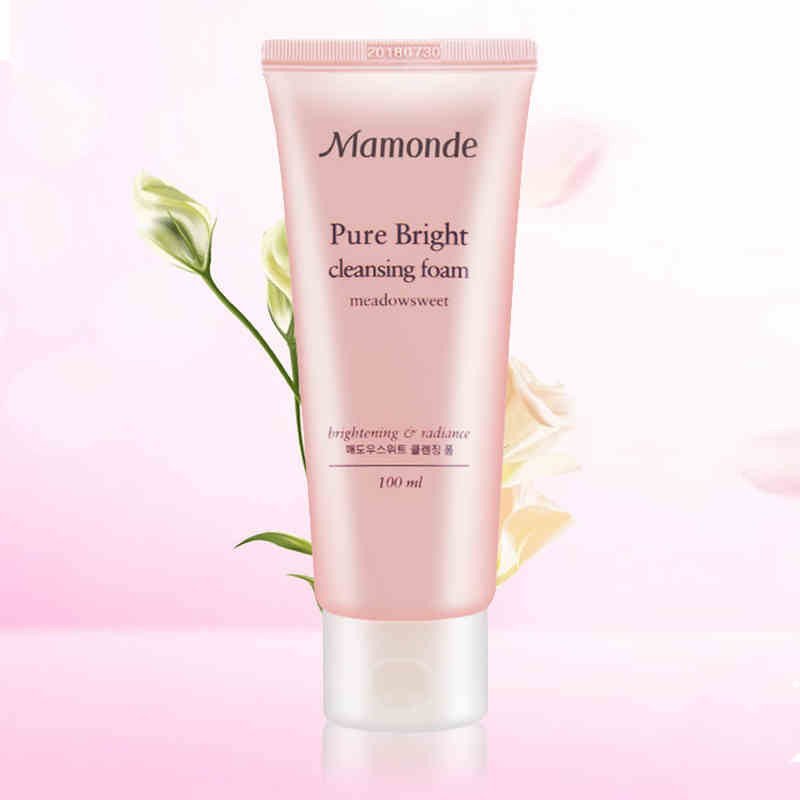 梦妆(Mamonde)洗面奶 花萃净透洁面膏 100ml 深层清洁补水保湿
