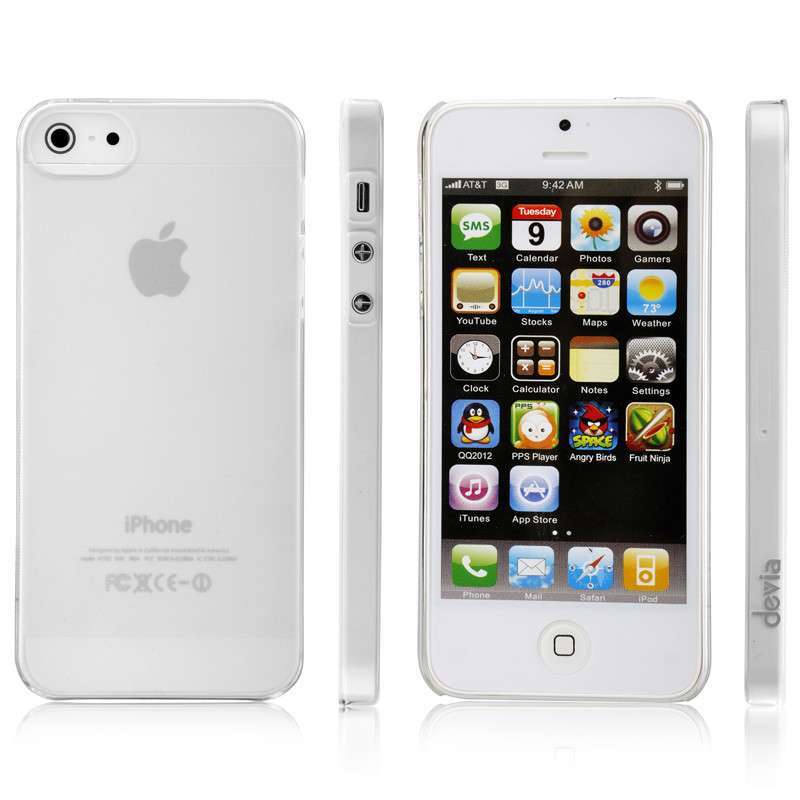 迪沃(devia) 蝉翼磨砂系列 适用于苹果iPhone5/5s 手机保护壳/套 透明