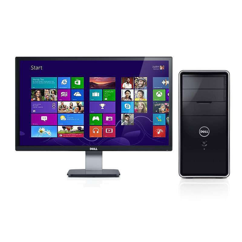 戴尔(DELL) 3847-R1736 23英寸 台式电脑(I3-4130 4G 500G 1G 独显 Linux 黑色)