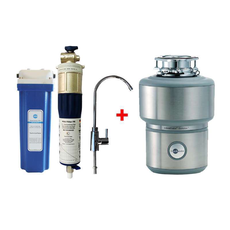 汉斯希尔 032净水器+美国爱适易E200垃圾处理器