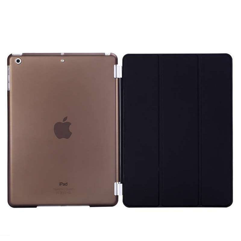 苹果平板电脑 ipad AIR 智能保护套 PU简约风休眠皮套 ipad5保护壳 黑色
