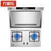 万家乐侧吸式/近吸式抽油烟机DG13+燃气灶IQL83(天然气) 烟机灶具套餐 厨电套装