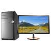 华硕(ASUS)M31AD台式主机 19.5英寸显示器(G3220 4G 500G GT620 1G独显 DOS 黑色)