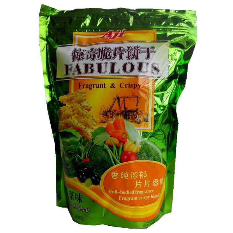 Aji 尼西亚惊奇脆片饼干（蔬菜味）200g/袋