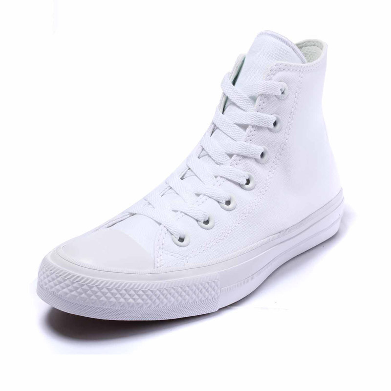 CONVERSE匡威男女鞋帆布鞋2017秋款经典高帮运动休闲鞋 150148C 白色 37码