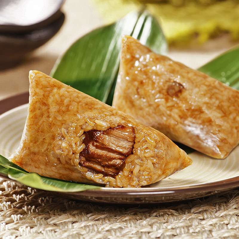 【广州酒家旗舰店粽子】【广州酒家_袋装组合粽】利口福 紫薯香粽