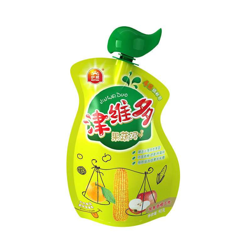 伊威津维多苹果香橙玉米泥90克/袋
