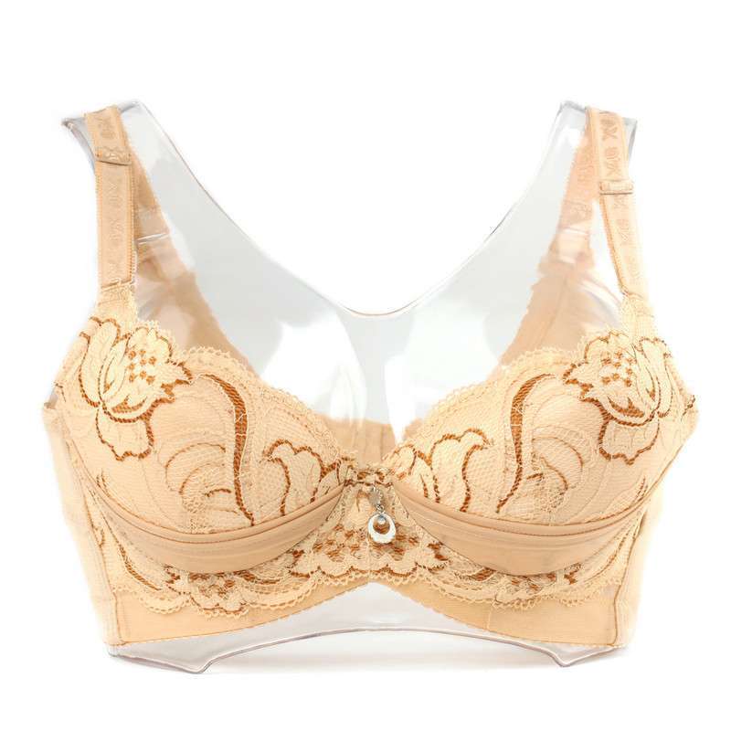 mawcha 蕾丝聚拢调整型侧翼加宽薰衣草助眠保健文胸 140430009 紫色