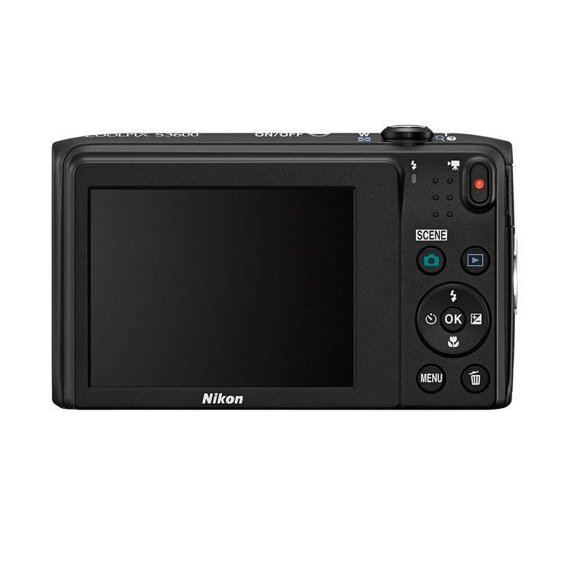 尼康(Nikon) 数码相机 s3600 bk 黑色