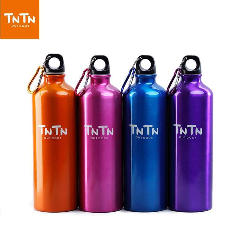天天户外(TnTn) 铝制水壶 运动水壶便携金属水瓶 750ml骑行水壶VMKT13001