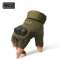 CQB 户外战术手套 军迷半指手套 O记 美军特种兵防滑作战手套 军绿S