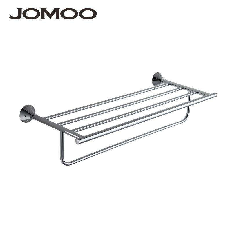 JOMOO九牧 卫生间双层浴巾架 全铜主体 933812