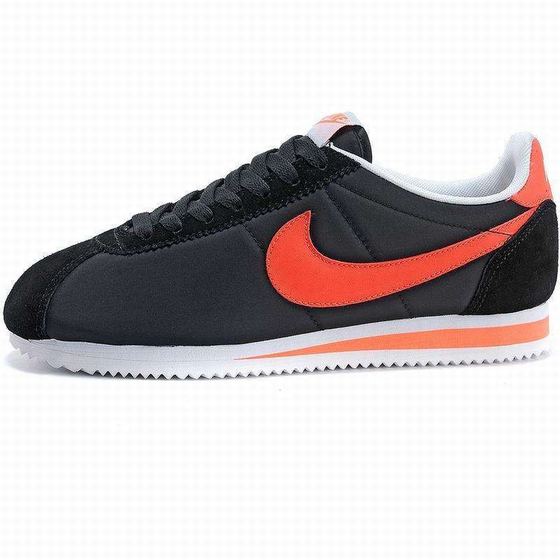 NIKE 耐克男鞋 Cortez阿甘鞋慢跑潮流低帮休闲鞋运动鞋 532487-061 黑桔色 40码