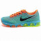 NIKE 耐克 AIR MAX TAILWIND 6 全掌气垫慢跑步鞋 蓝桔408 43码