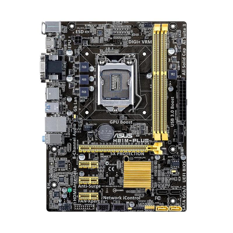 华硕（ASUS） H81M-PLUS 主板 （Intel H81/LGA 1150）