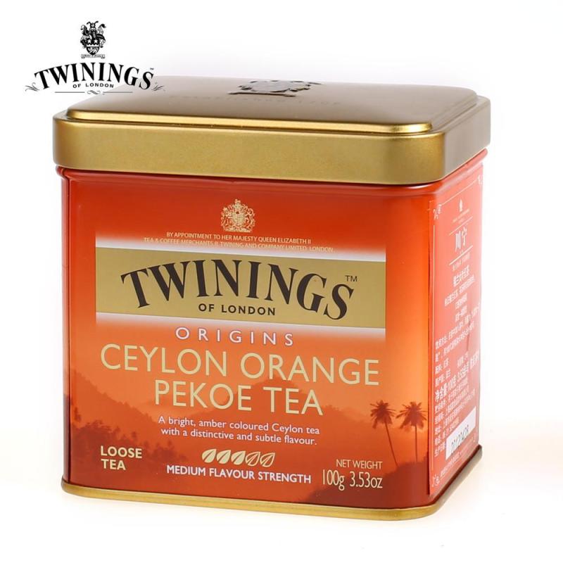 Twinings/川宁 锡兰大叶红茶罐装100G英国皇室茶 品质红茶