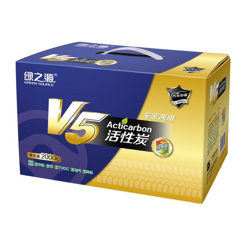 绿之源V5除甲醛车家两用活性炭2000g