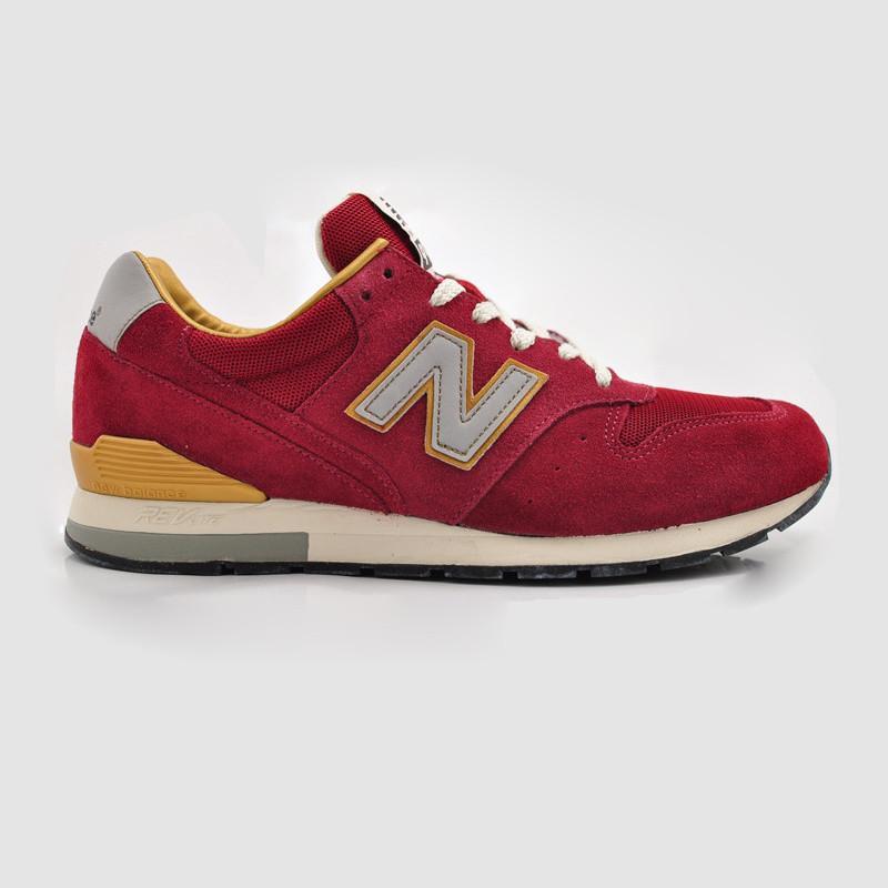 新百伦996男鞋跑鞋New Balance 2014年新款女鞋复古休闲运动跑步鞋M996GC 红灰金 36码