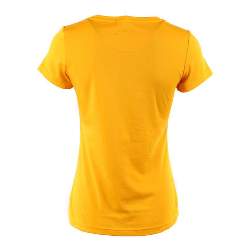 鸿星尔克 夏季 正品女运动t恤 12214202033 柑橘色 l