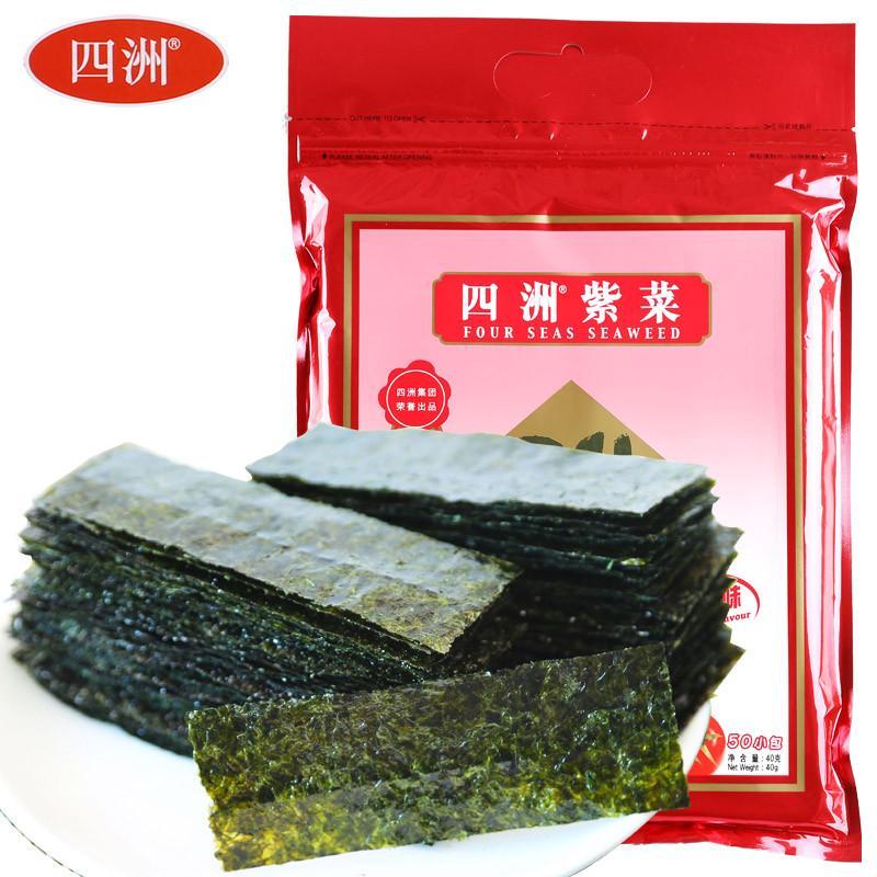 四洲紫菜番茄味40g