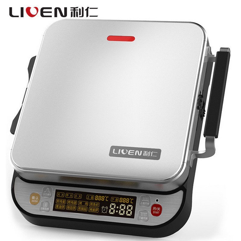 利仁（Liven） LR-FD431 侧开时代 高端电脑版 电饼铛 烤饼机 煎烤机 烧烤盘