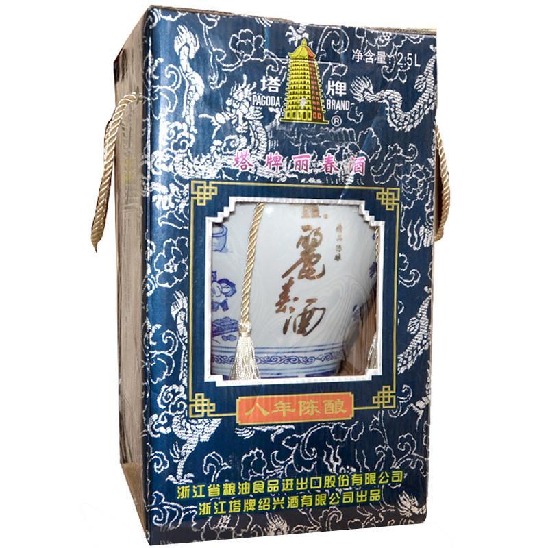 塔牌12度八年陈酿丽春酒2.5L