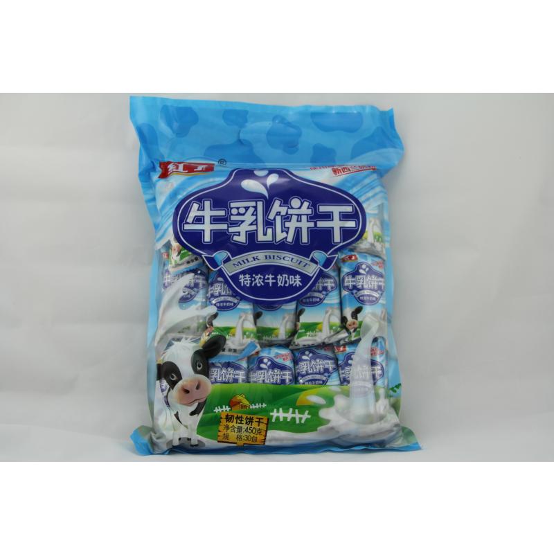 红了牛乳饼干450g