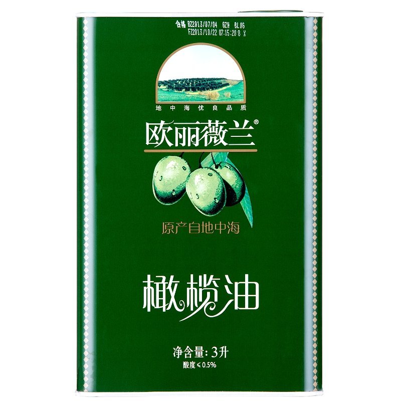 欧丽薇兰纯正橄榄油3L