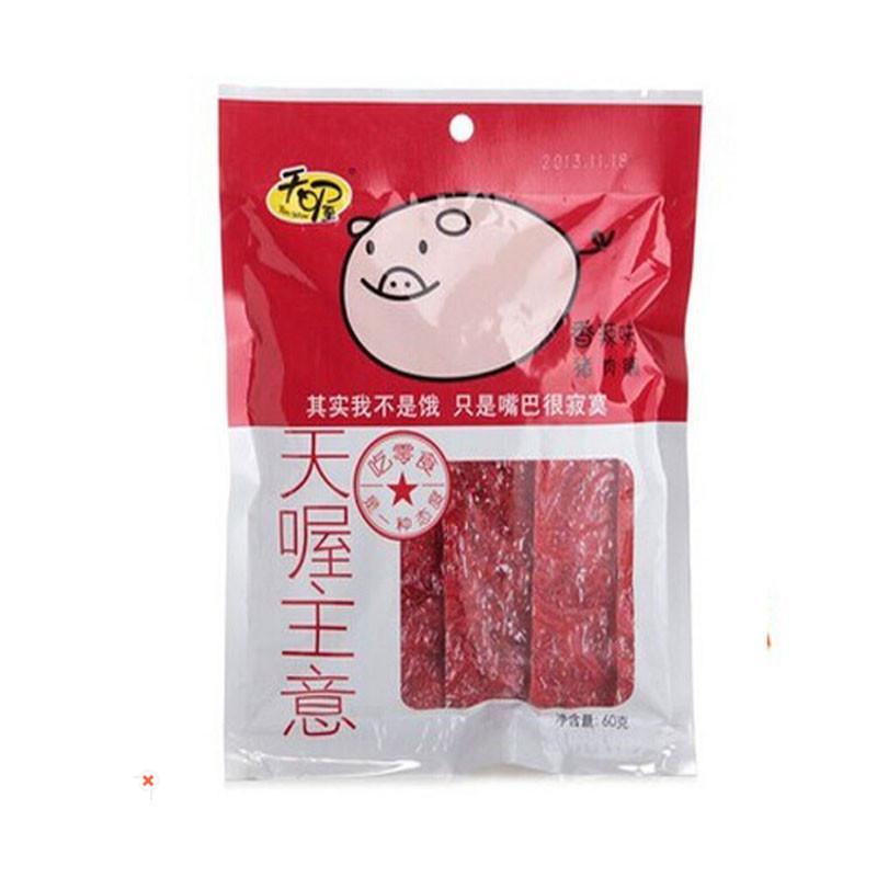 天喔主意 香辣猪肉脯 60g/袋