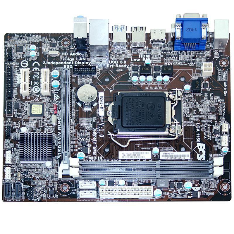 精英（ECS）B85H3-M7（V1.0） 主板（Intel B85/LGA1150）