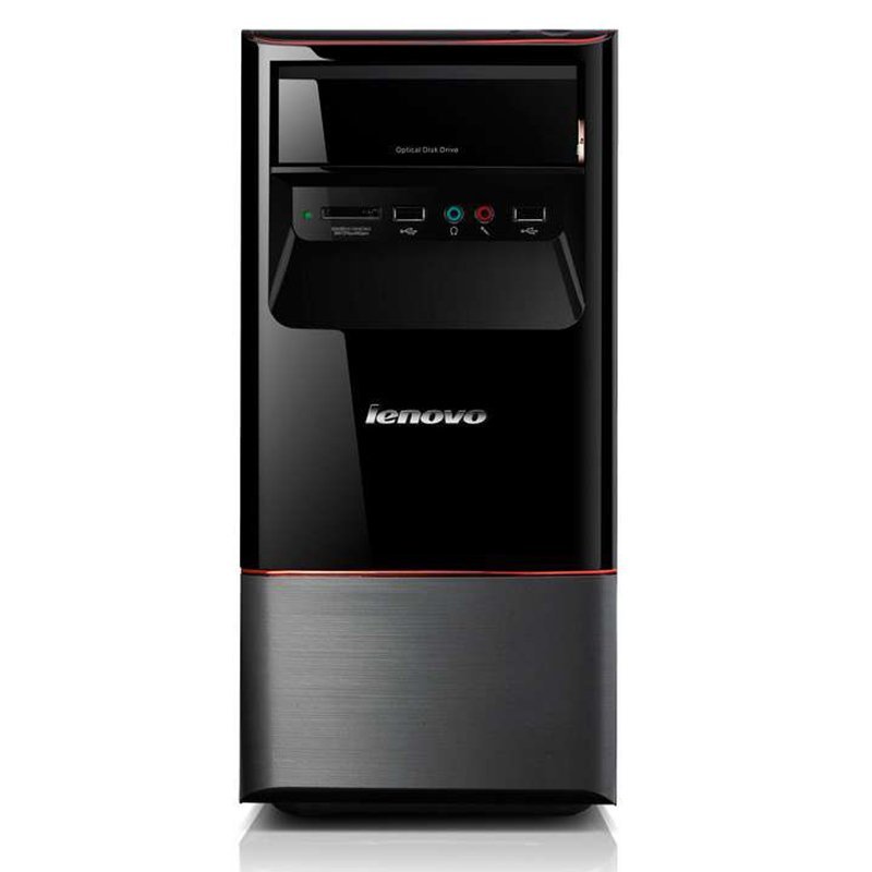 联想(LENOVO)H430台式主机(G2030 4G 500G 1G独显 DVD 集成读卡器 WIN8 黑)