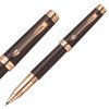 派克(PARKER)首席巧克力玫瑰金夹宝珠笔